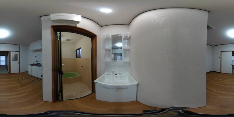 パノラマ画像洗面所