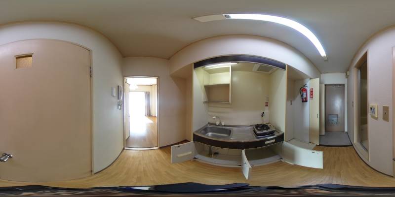 パノラマ画像キッチン