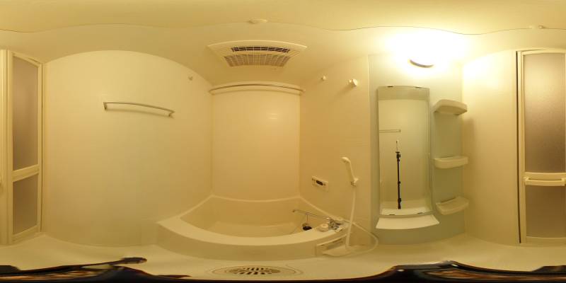 パノラマ画像バスルーム