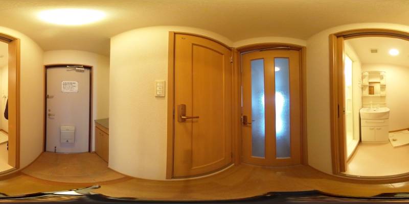 パノラマ画像玄関