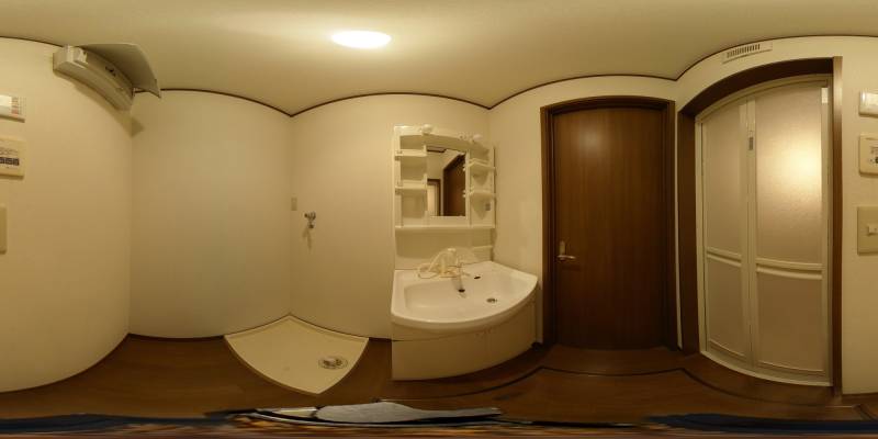 パノラマ画像洗面所