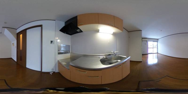 パノラマ画像キッチン