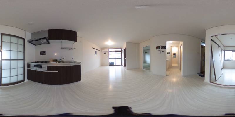 パノラマ画像キッチン