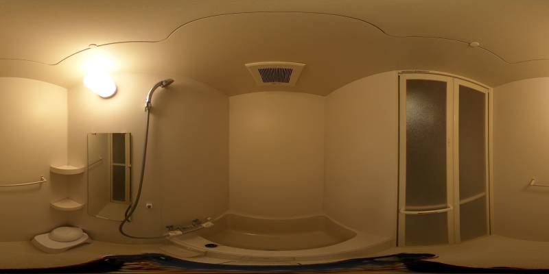 パノラマ画像バスルーム