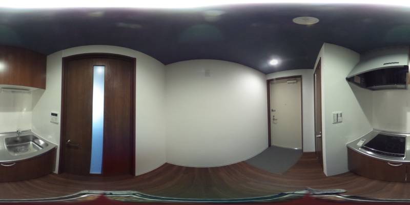 パノラマ画像キッチン