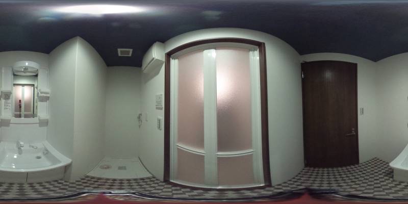 パノラマ画像洗面所