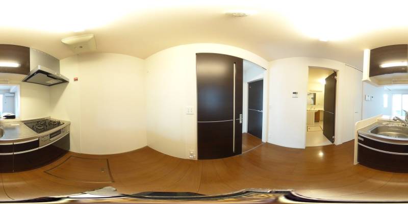 パノラマ画像キッチン