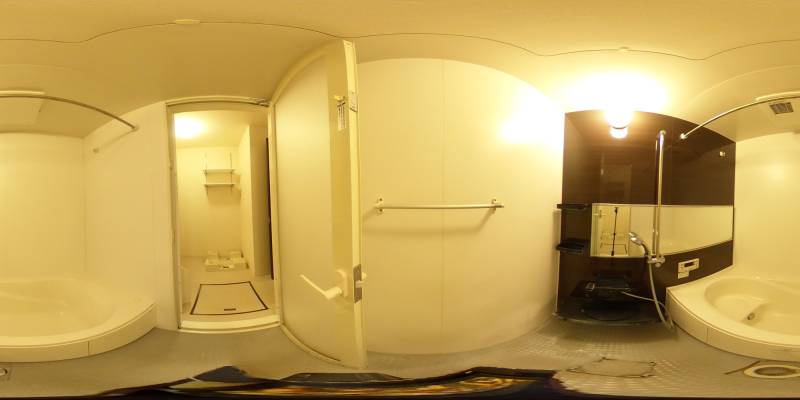 パノラマ画像バスルーム