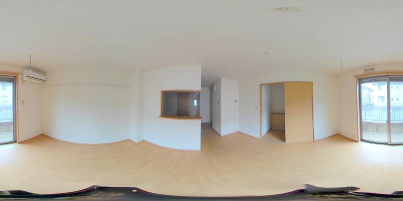 パノラマ画像リビング