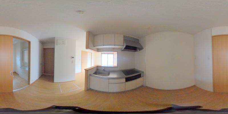 パノラマ画像キッチン