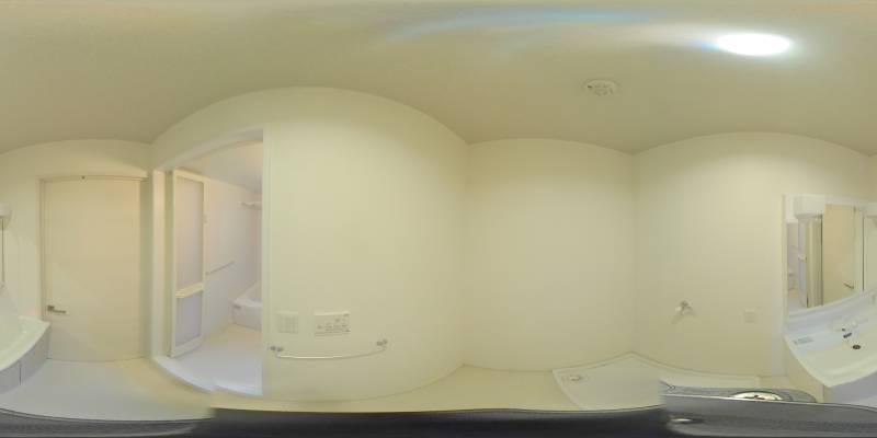 パノラマ画像洗面所