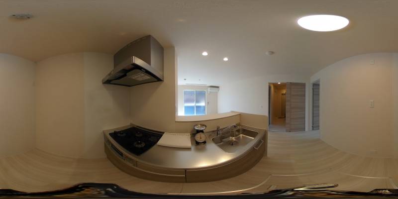 パノラマ画像キッチン