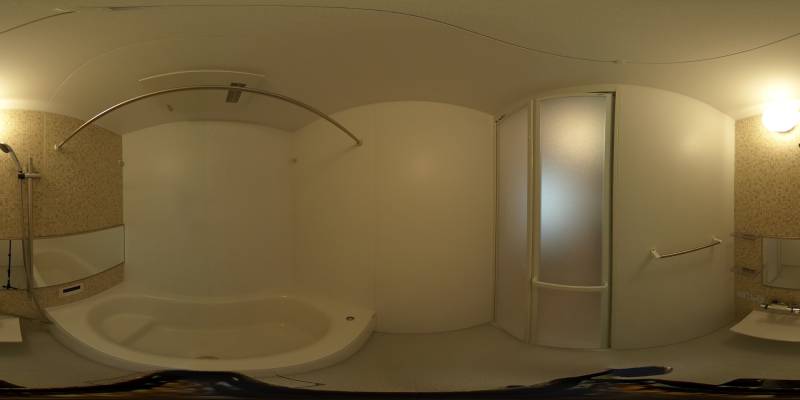 パノラマ画像バスルーム
