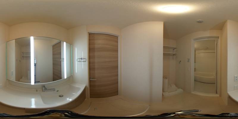 パノラマ画像洗面所