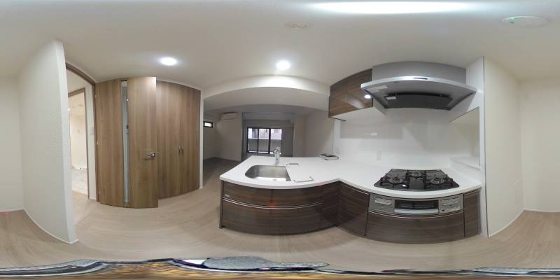 パノラマ画像キッチン