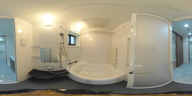 パノラマ画像バスルーム