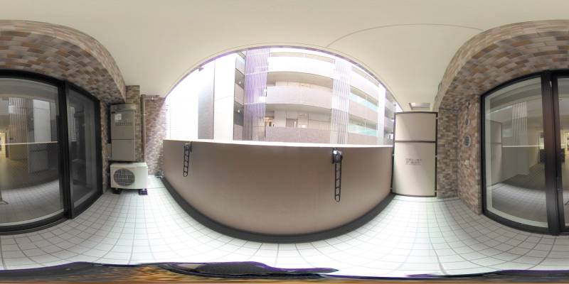 パノラマ画像バルコニー