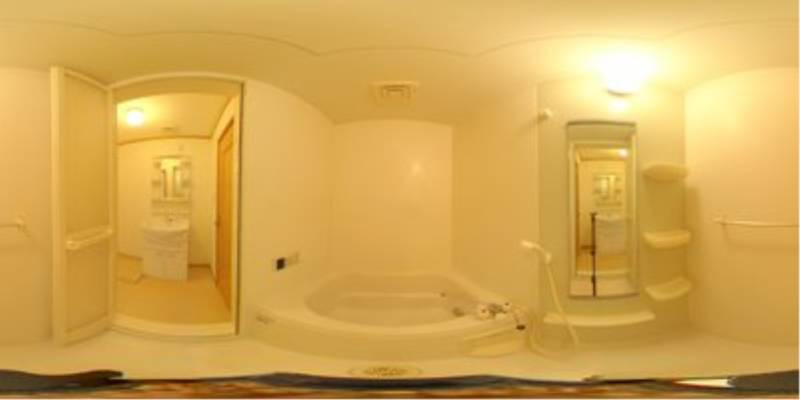 パノラマ画像バスルーム
