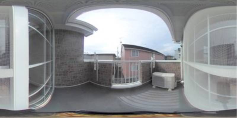 パノラマ画像バルコニー