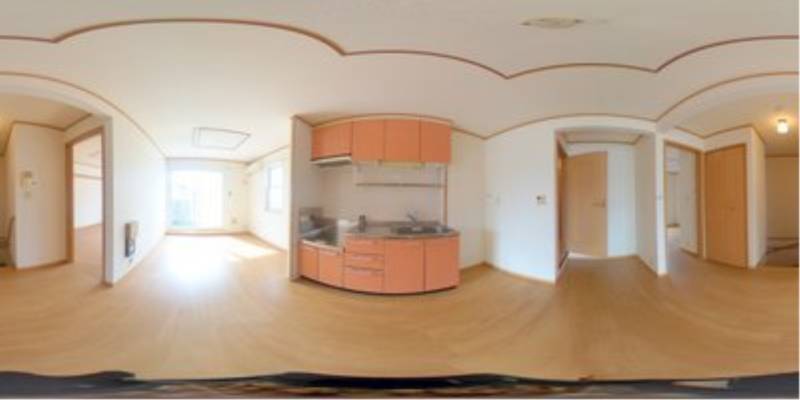 パノラマ画像キッチン