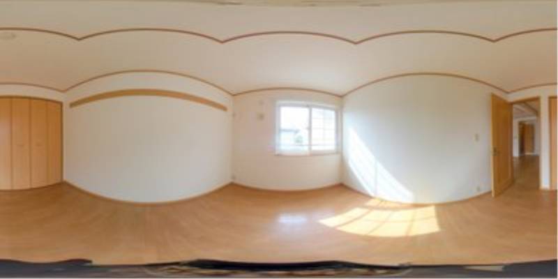 パノラマ画像洋室