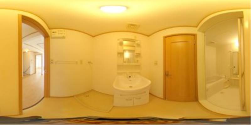 パノラマ画像洗面所