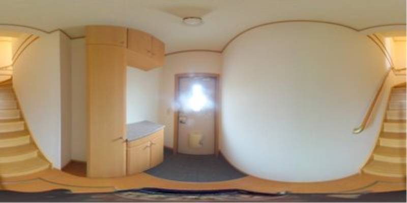 パノラマ画像玄関