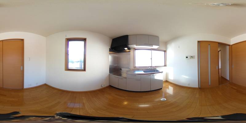 パノラマ画像キッチン