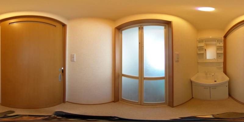 パノラマ画像洗面所