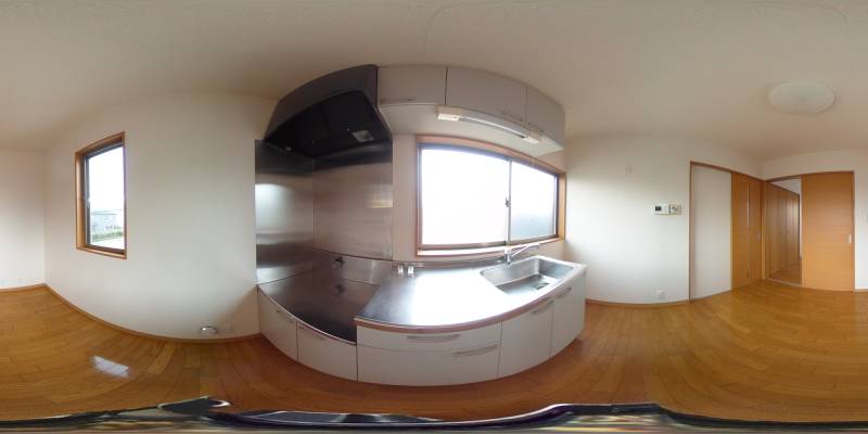 パノラマ画像キッチン