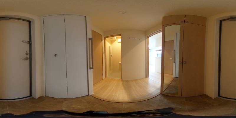 パノラマ画像玄関