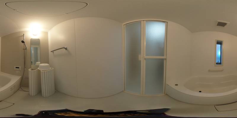 パノラマ画像バスルーム