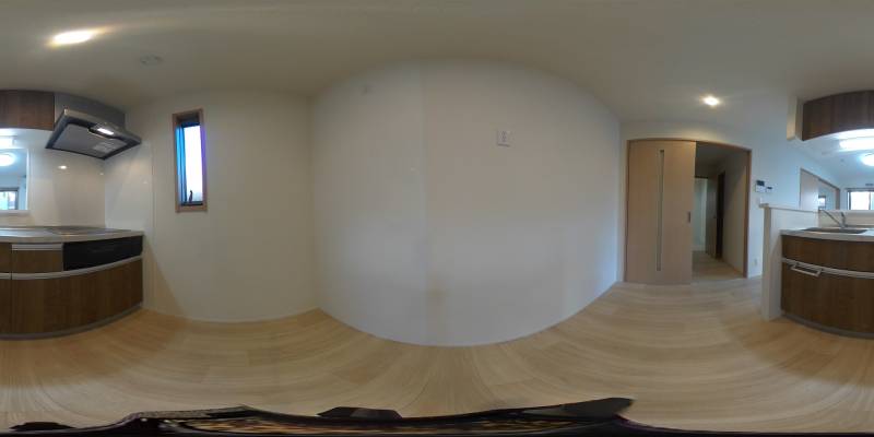 パノラマ画像キッチン