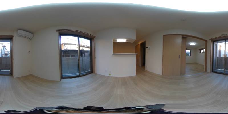 パノラマ画像リビング