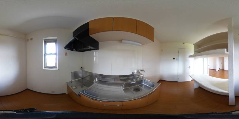 パノラマ画像キッチン