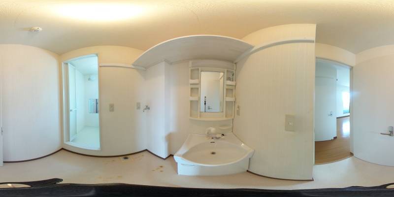 パノラマ画像洗面所
