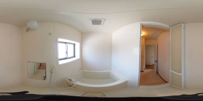パノラマ画像バスルーム