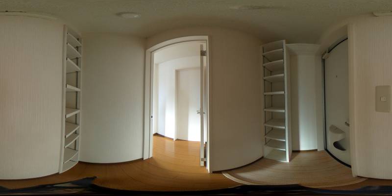 パノラマ画像玄関