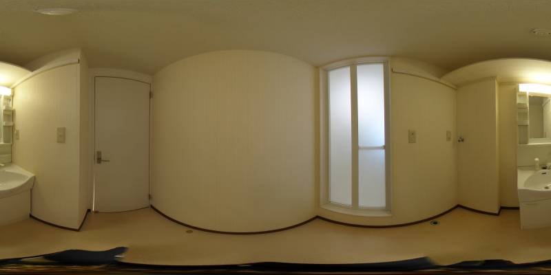パノラマ画像洗面所
