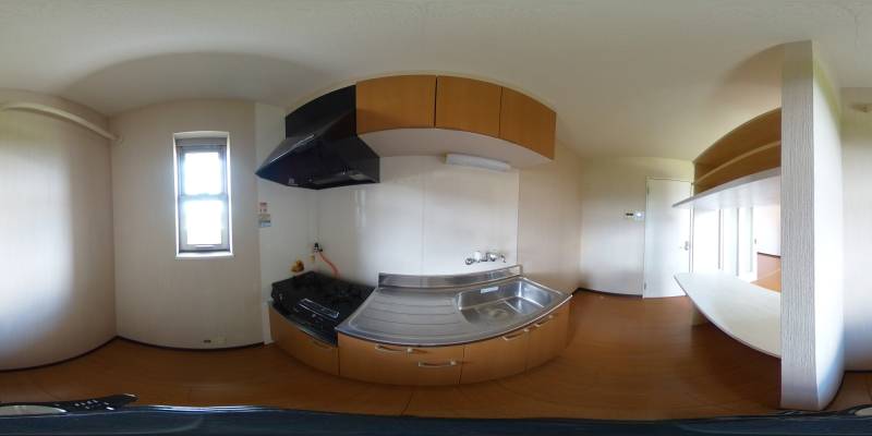 パノラマ画像キッチン