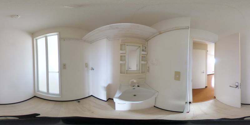 パノラマ画像洗面所