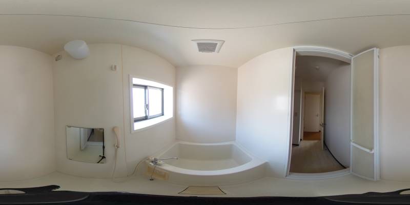 パノラマ画像バスルーム
