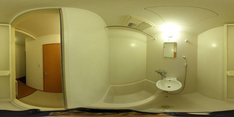 パノラマ画像バスルーム