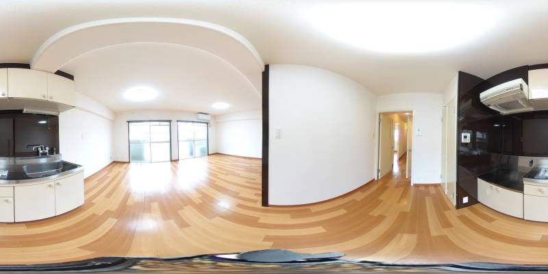 パノラマ画像キッチン