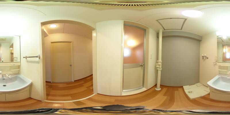 パノラマ画像洗面所