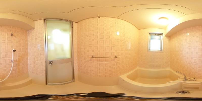 パノラマ画像バスルーム