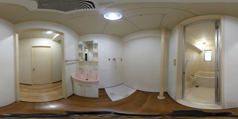 パノラマ画像洗面所