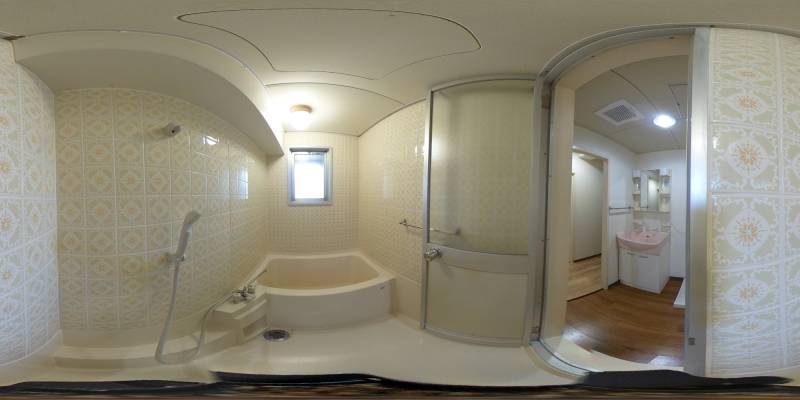 パノラマ画像バスルーム