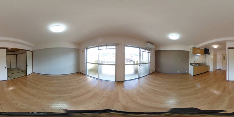 パノラマ画像リビング