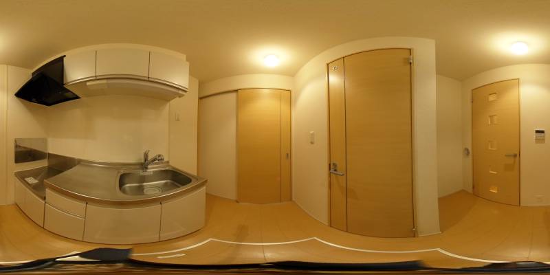 パノラマ画像キッチン